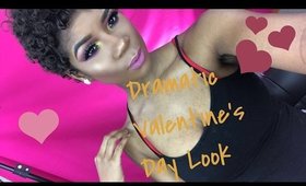 Dramatic Valentines Day Look