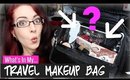 WHAT THE HECK IS IN MY TRAVEL MAKEUP BAG?! July 2014!