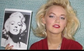 Marilyn Monroe Makeup & Hair using SAFE Cosmetics | Naturesknockout.com