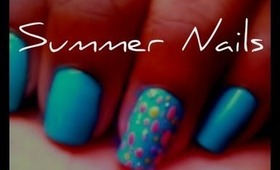 ☀ summer nail design! EASY!!!!!!! ☀