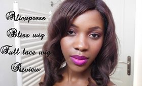 Aliexpress bliss wig full lace wig reviiew