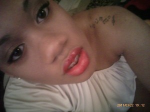 Revlon ColorStay Lipstick in Rouge w. NYX MegaShine Lipgloss in RED. 