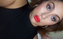Orange Lips summer makeup tutorial ft It Cosmetics "Naturally Pretty" palette