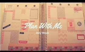 Plan With Me: Week of July 10th