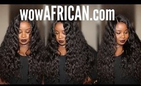 WowAfrican Silk Top Glueless Lace Wig Review