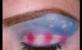 DRAMATIC 4th OF JULY EYESHADOW TUTORIAL