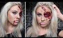 ♡ Burnt & Bloody SFX Makeup ♡ Halloween Tutorial - Liquid Latex