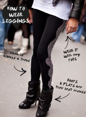 This is how to wear leggings...