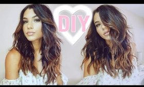 HIGHLIGHTS AT HOME (UNDER $10!) DIY BALAYAGE HAIR EXTENSIONS