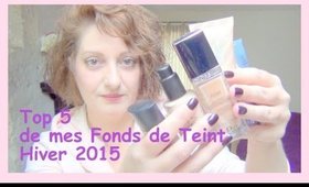 Top 5 de mes Fonds de Teint/Miss Coquelicot