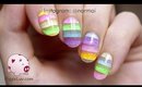 Jelly dessert nail art tutorial with OPI sheer tints