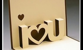 DIY Valentine's Day POP-UP Card (re-uploaded)