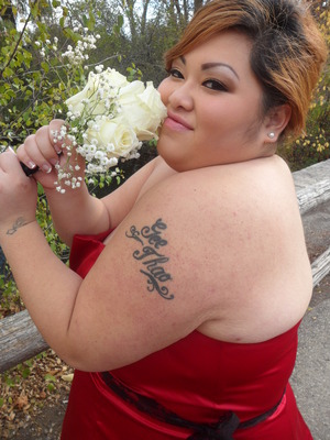 My look I did for my sisters wedding