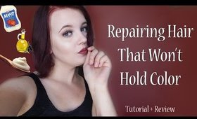 Repairing Hair That Won't Hold Color Anymore