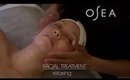 relaxing facial treatment with osea | Serein Wu