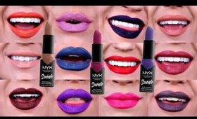 NYX Suede Matte Lipstick Swatches | LAUV - I Like Me Better Lyric Video