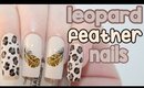 Leopard Feather Nail Tutorial