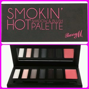 Barry M - Smoking hot pallet.
I love love love this little pallet!
its great expecially for your first pallet for getting that perfect smokey eye look! I unfortunately don't have a picture of a 'smokey eye' created with this pallet but I always find it easy with this one. I got it online for 12 pound