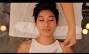 ASMR Facial with Whispers & Sounds • deep relaxation and sleep