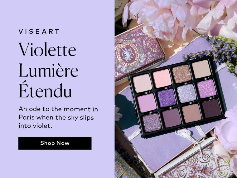 An ode to the moment in Paris when the limestone glows, the Seine darkens, and the sky slips into violet. Shop the Viseart VisePRO Etendu in Violette Lumiere on Beautylish.com