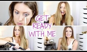 Get Ready With Me: Dewy Makeup & Straight Hair