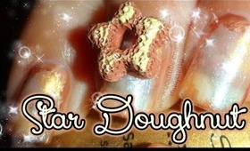 Sweet Star Shaped Doughnut 3D Nail Art - Bornprettystore.com Review + Tutorial