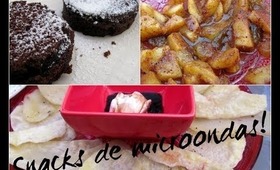 Snacks de microondas! ♡ ♥