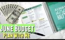 How I Budget using my Erin Condren Planner, June 2017 Budget Planner Setup, Six months Budgeting