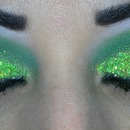 Green glitter