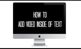 How to add video inside text