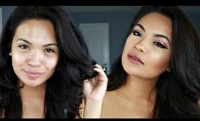 HEALTHY NUDE GLAM MAKEUP LOOK | BELINDA SELENE