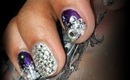 Glitter Gradation Nails
