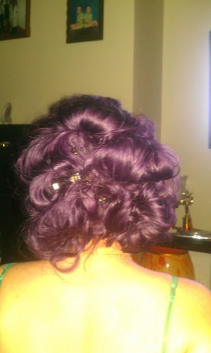 my mistake that left me with purple hair that I fell inlove with, then I couldn't figure out how to get it back.