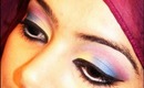 Colorful Arabic Eye Makeup Tutorial