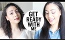 GRWM || Clip In Extensions For Relaxed Hair