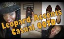 Casual OOTD | Leopard Accents ft. JustFab Edelia Flats + BLOOPERS!