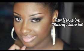 NYE Makeup Tutorial | Sultry Smokey Eye + Nude Pink Lips!