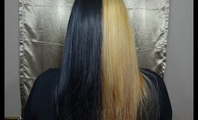 Hair Transformation: Black to Blonde