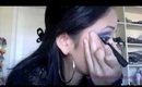 Makeup tutorial: Icy blue and purple eyeshadow