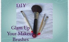 DIY Glam up Your Makeup Brushes ❀ Makeup MAYhem Day 5 ❀