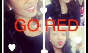 GO RED for Vday! How To Get the Perfect Red Lip