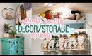 HOME DECOR/STORAGE  HACKS FOR SMALL ROOMS