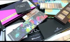 MAKEUP DECLUTTER 2016: Eyeshadow Palettes