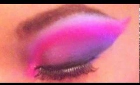 pink and purple smokey eye.mov