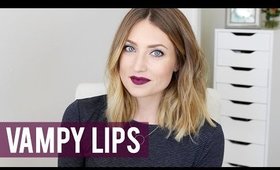 Trick + Treat: Vampy Matte Lips | Kendra Atkins