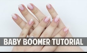 BABY BOOMER HARD GEL NAIL TUTORIAL / OMBRE NAILS