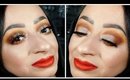 Jaclyn Hill X Morphe - Glam Makeup with red lips