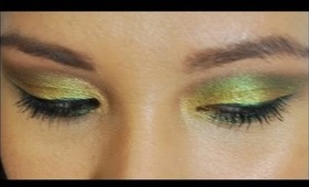 Old Gold MAC pigment. Tutorial de Maquillaje