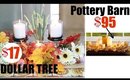 Dollar Tree | Pottery Barn Fall Centerpiece