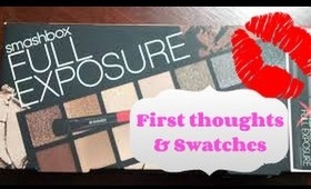 Smashbox Full Exposure Palette - First Thoughts & Swatches